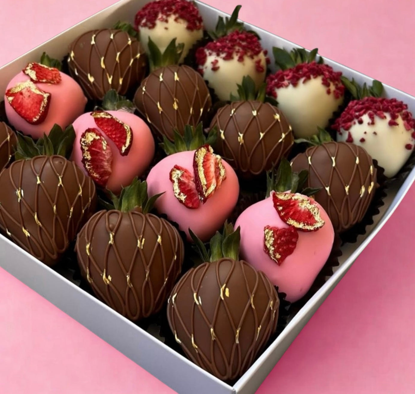 Strawberry Topping Straw