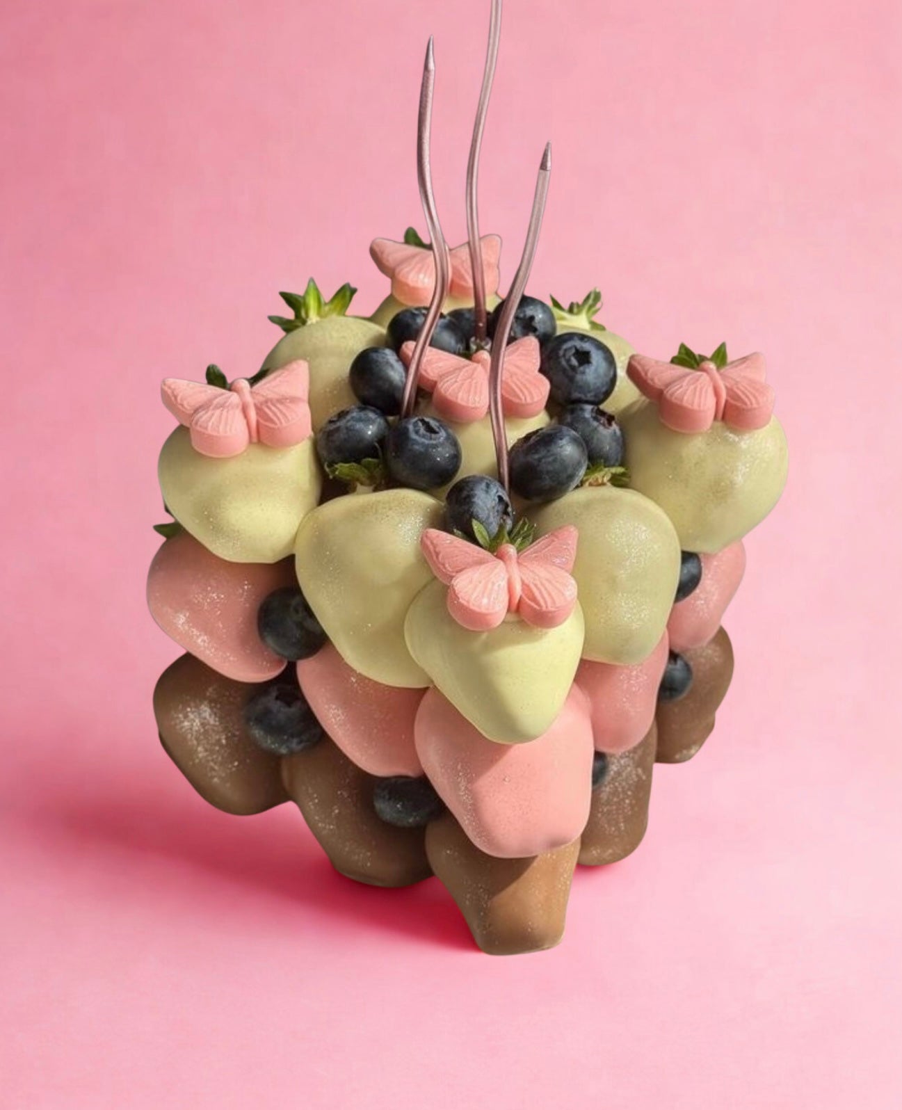 Strawberry Cake Mix Choco