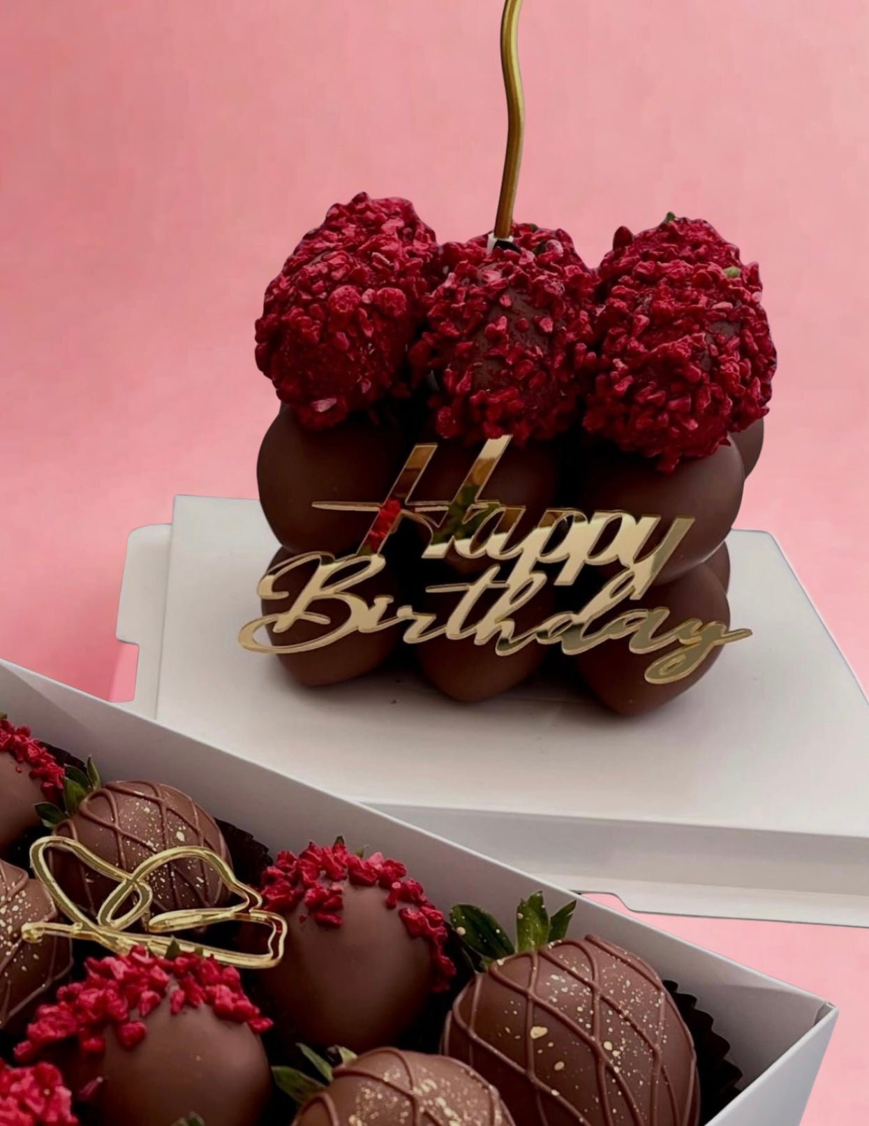 Strawberry Birthday Cake