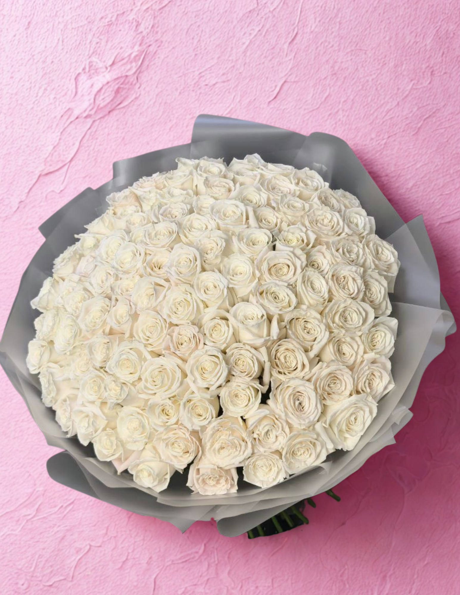 White rose bouquet