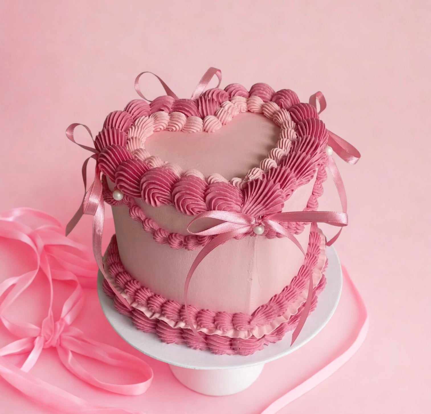 Heart Vintage Cake