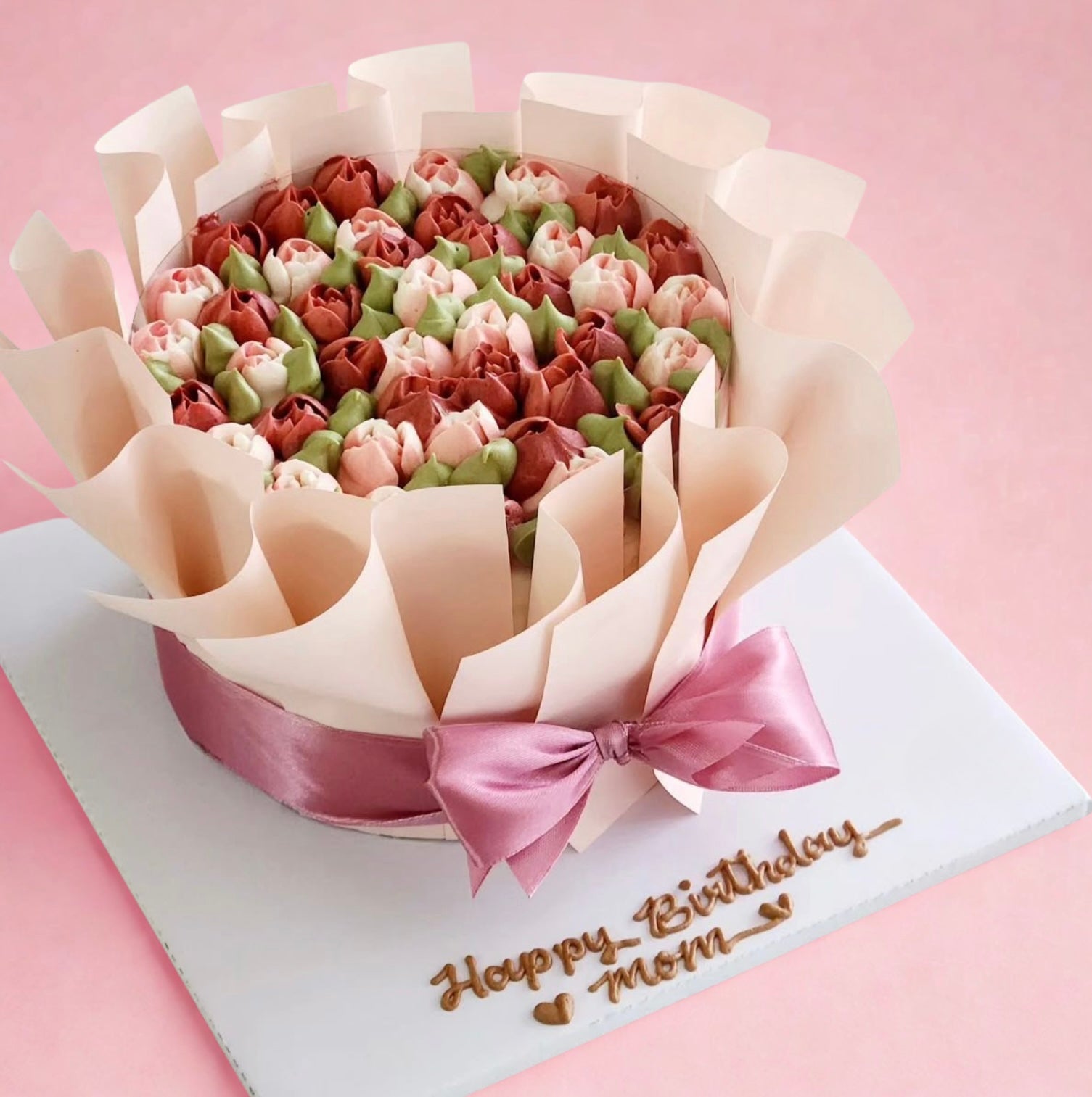 Wrapped Bouquet Cake