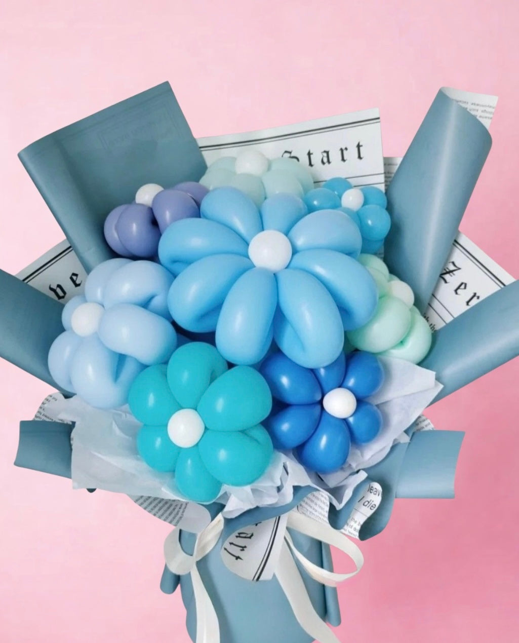 Blue Flower Balloons