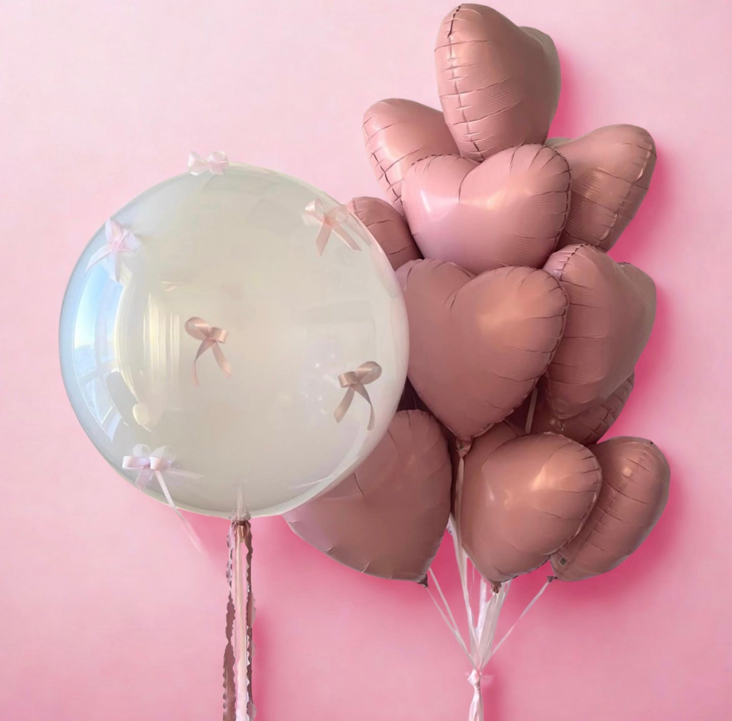 Pink Bow Balloon