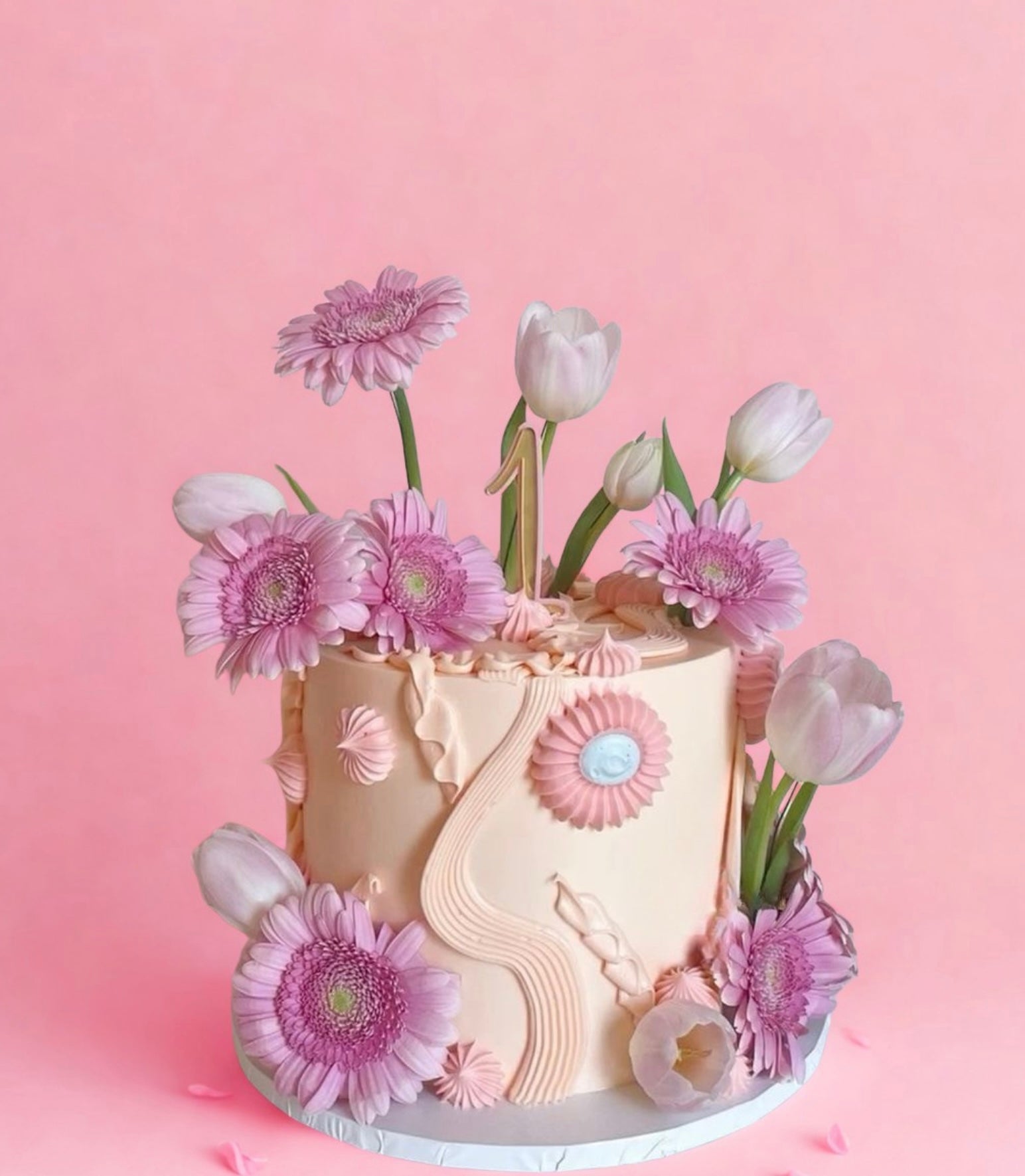 Fresh Flower Cake