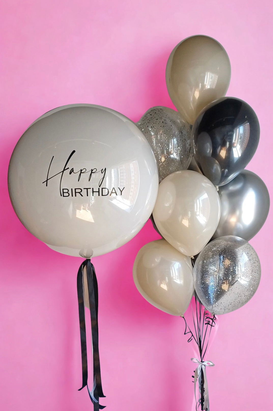 Birthday Balloon Silver