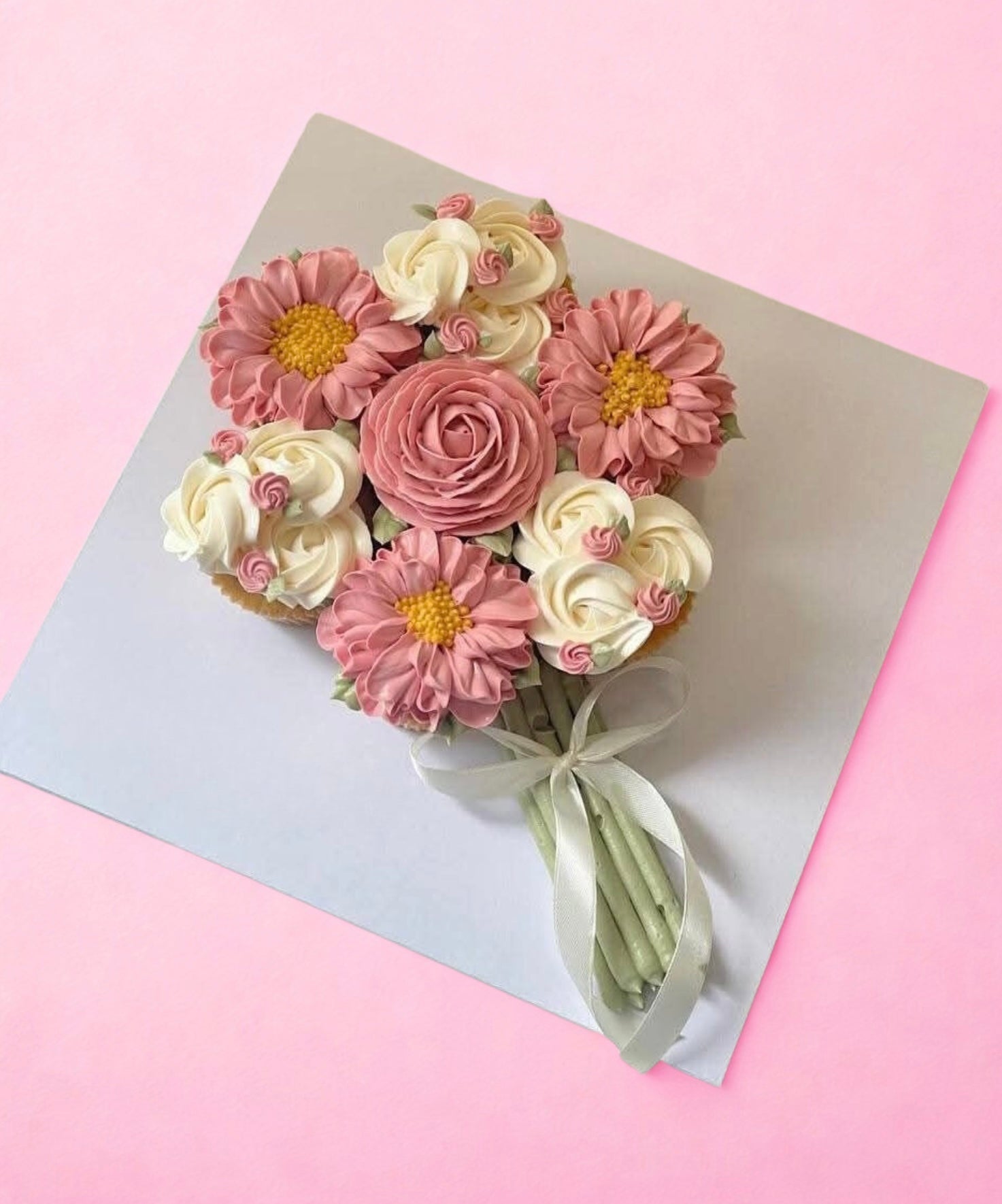 Cupcake Flowers Bouquet