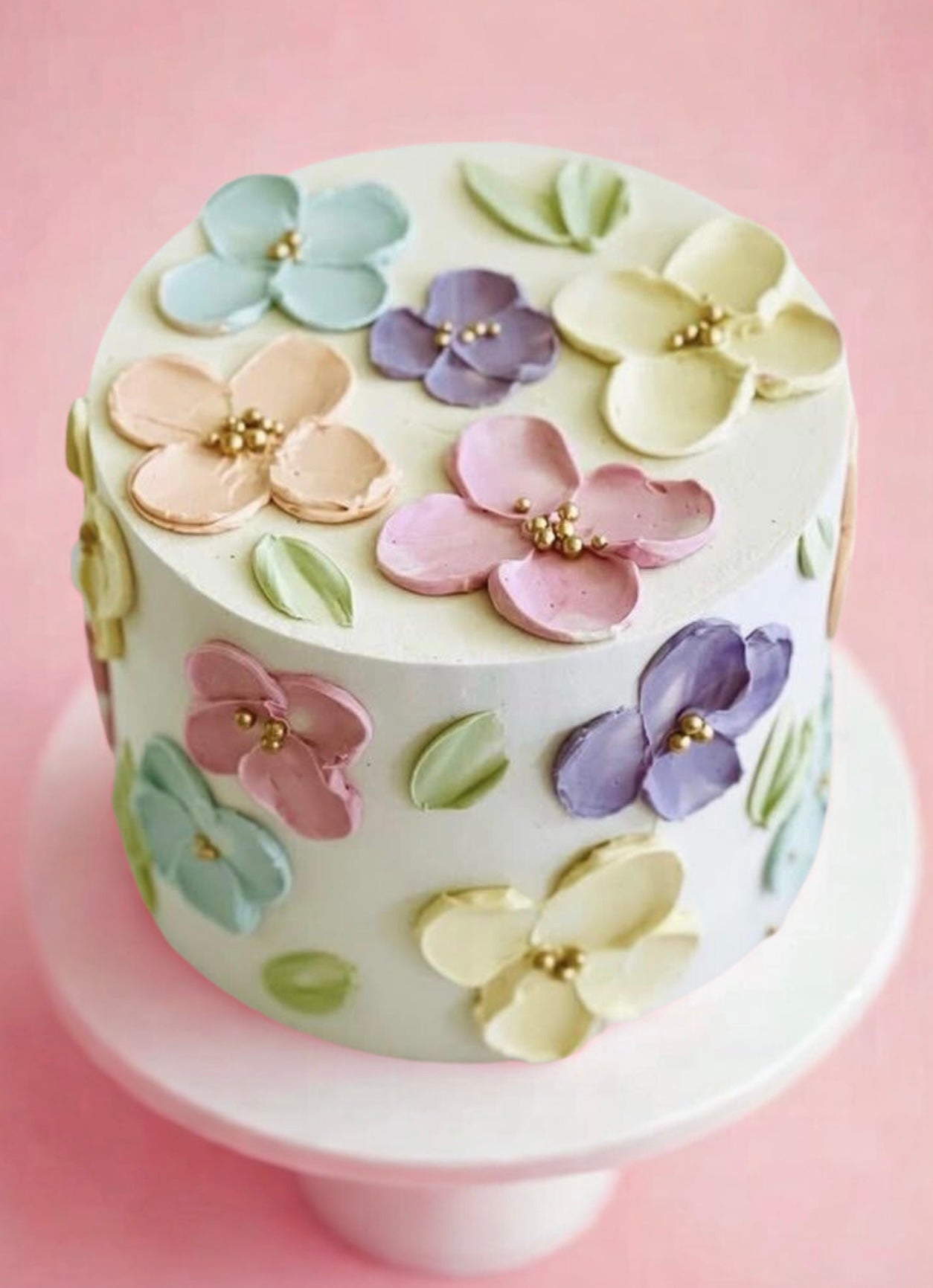 Flower Pastel Cake