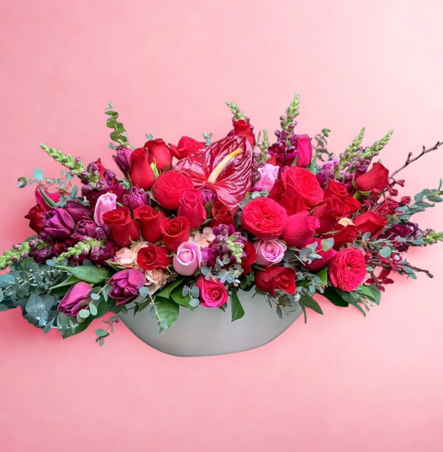 Pink and red Floral Arrangement