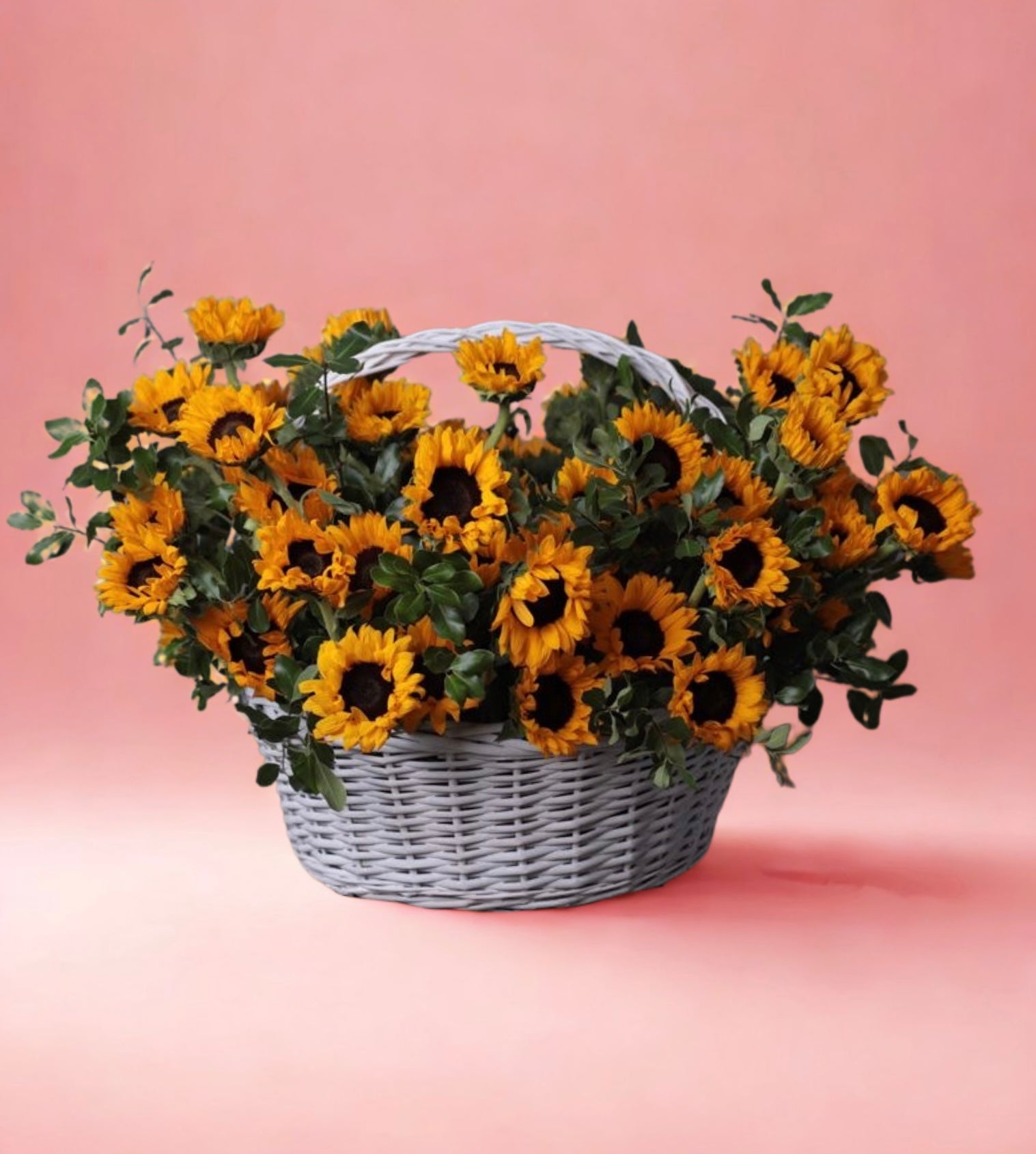 Sunflower Basket